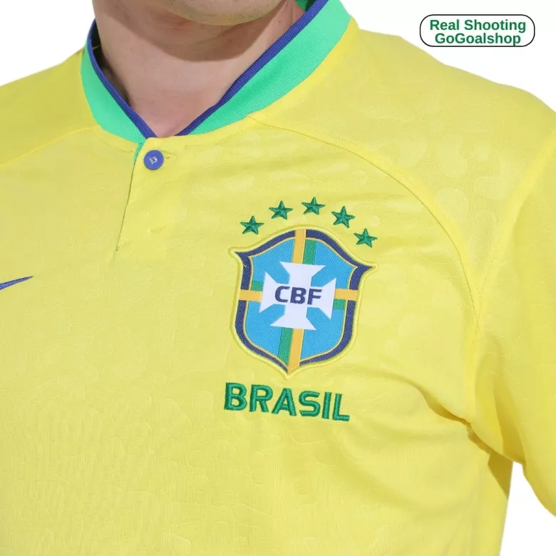 Brazil Home Soccer Jersey 2022 - gogoalshop