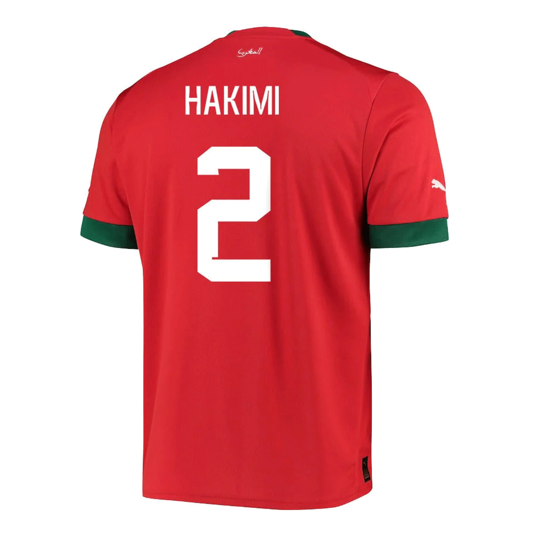HAKIMI #2 Morocco Home Jersey World Cup 2022 Gogoalshop