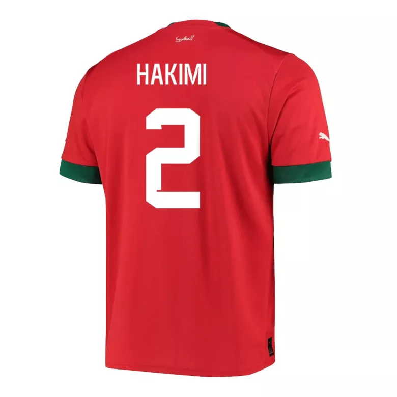 HAKIMI #2 Morocco  Home Jersey World Cup 2022 - gogoalshop