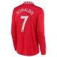 Authentic RONALDO #7 Manchester United Home Long Sleeve Jersey 2022/23 - gogoalshop