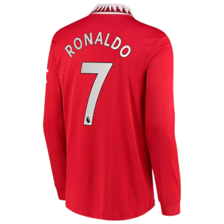 RONALDO #7 Authentic Manchester United Home Long Sleeve Soccer Jersey 2022/23 - gogoalshop