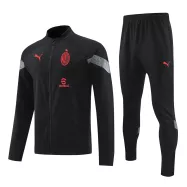 AC Milan Jacket Tracksuit 2022 Black - gogoalshop