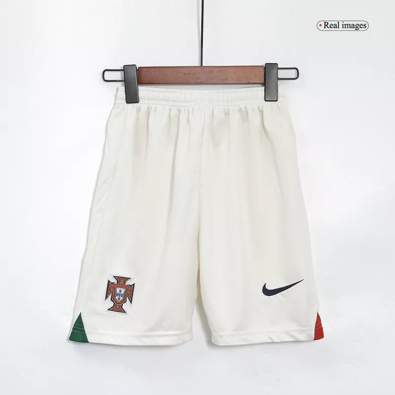 Portugal Away Kids Soccer Jerseys Kit 2022/23 - gogoalshop