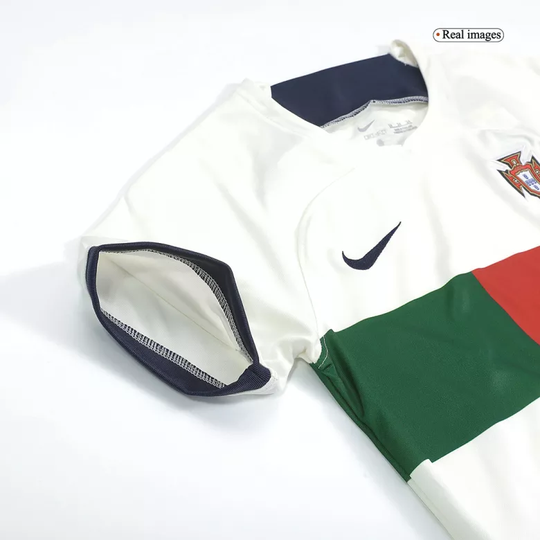 Portugal Away Kids Soccer Jerseys Kit 2022/23 - gogoalshop