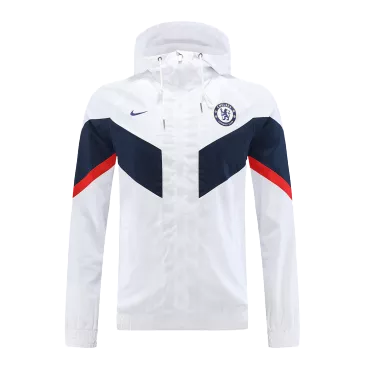 Chelsea Hoodie Windbreaker Jacket 2022/23 - White - gogoalshop