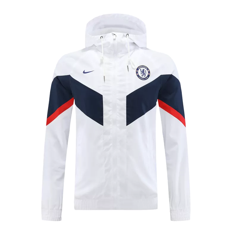 Chelsea Hoodie Windbreaker Jacket 2022/23 - White - gogoalshop