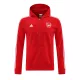 Arsenal Hoodie Jacket 2022/23 - Red - gogoalshop