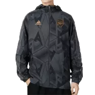 Arsenal Hoodie Windbreaker Jacket 2022/23 - Black - gogoalshop