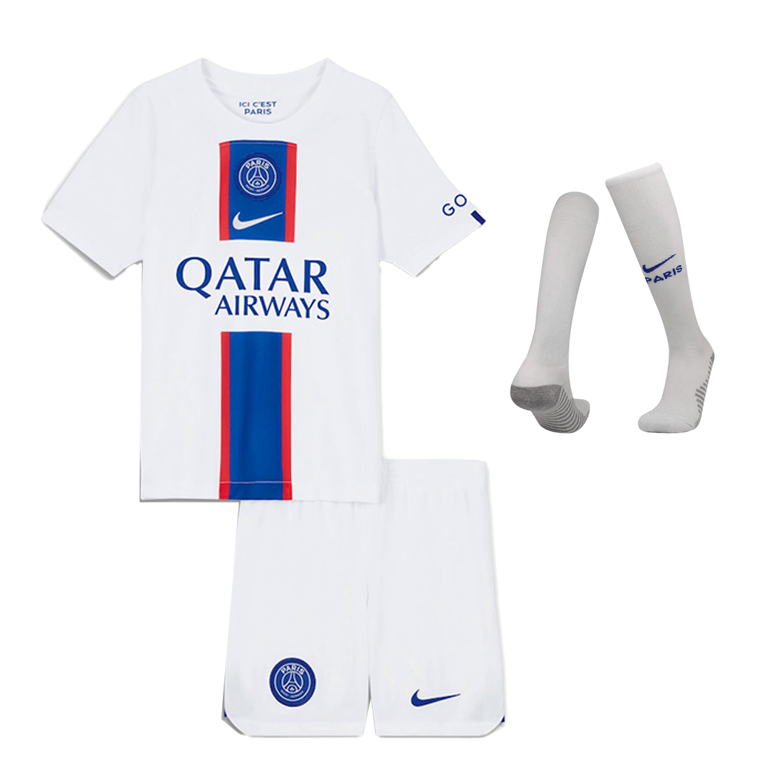 PSG Third Away Kids Jerseys Full Kit 2022/23