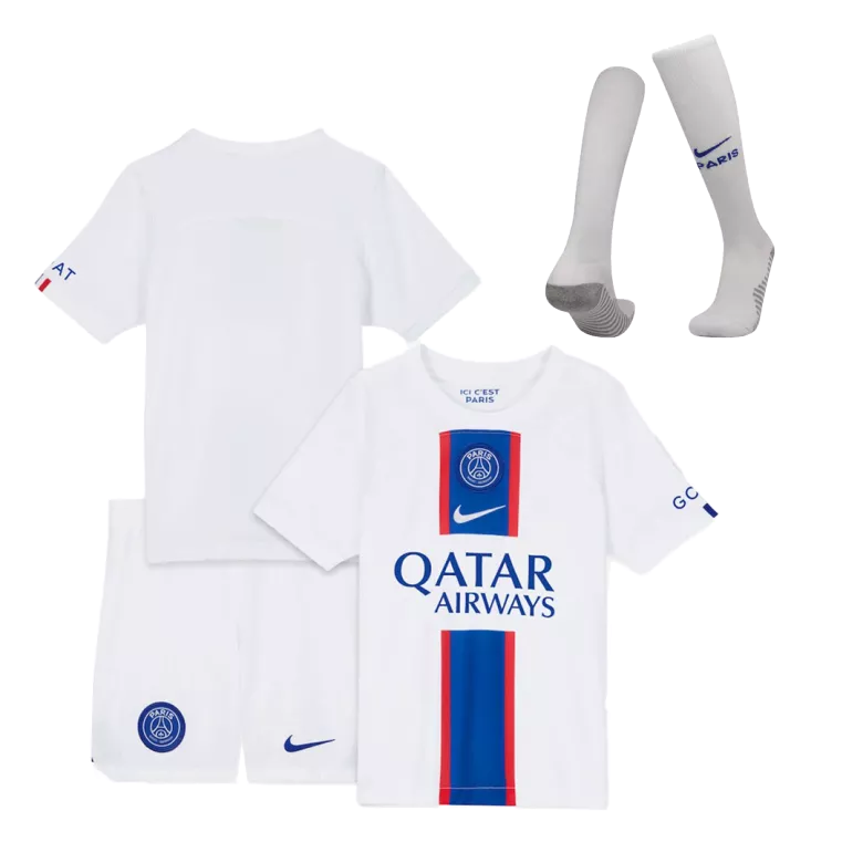 NEYMAR JR #10 PSG Third Away Kids Jerseys Full Kit 2022/23 - gogoalshop
