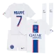 MBAPPÉ #7 PSG Third Away Kids Jerseys Full Kit 2022/23 - gogoalshop