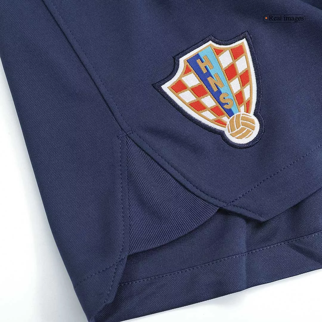 Croatia Away Soccer Shorts 2022 - gogoalshop