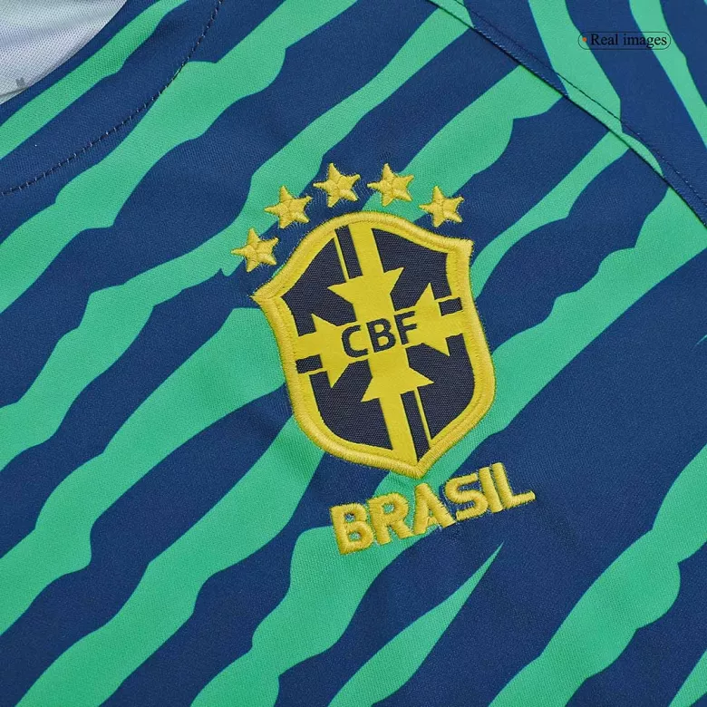 Brazil Pre-Match Soccer Jersey 2022 - gogoalshop
