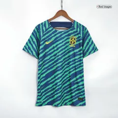 Replica Brazil Pre-Match Jersey 2022 By Nike - gogoalshop