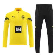 Borussia Dortmund 1/4 Zip Tracksuit 2022/23 Yellow - gogoalshop