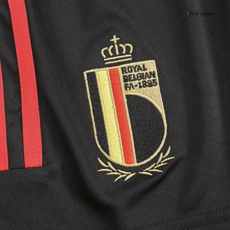 Belgium Home Soccer Shorts 2022 - gogoalshop