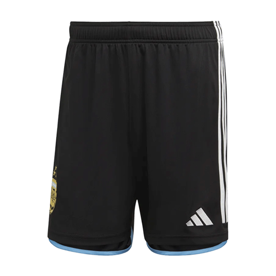 Argentina Home Soccer Shorts 2022 Three Stars