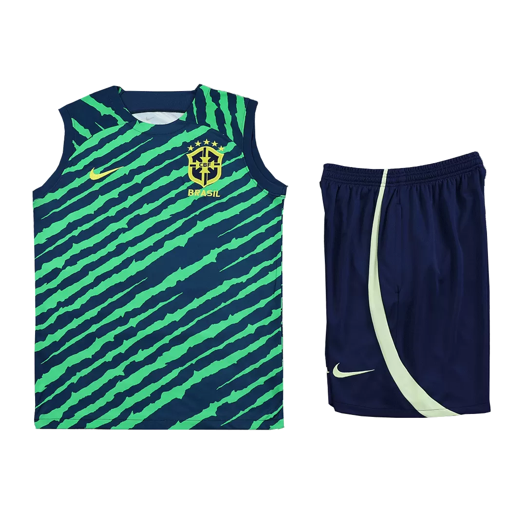 Brazil Jerseys Sleeveless Training Kit 2022