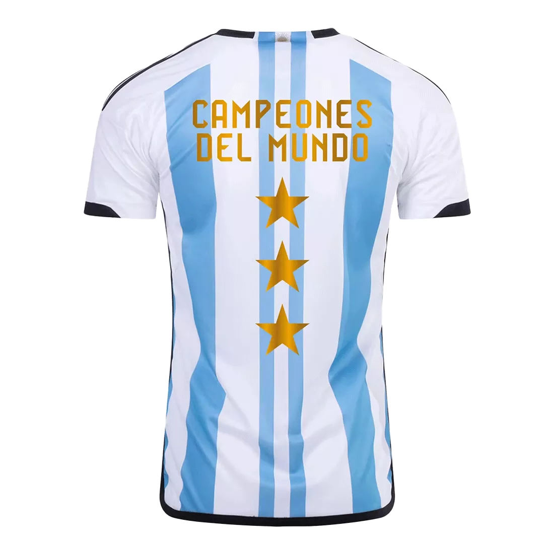 Champions Argentina 3 Stars Home Jersey 2022 - gogoalshop