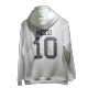 Argentina 3 Stars MESSI #10 Sweater Hoodie 2022 - White - gogoalshop