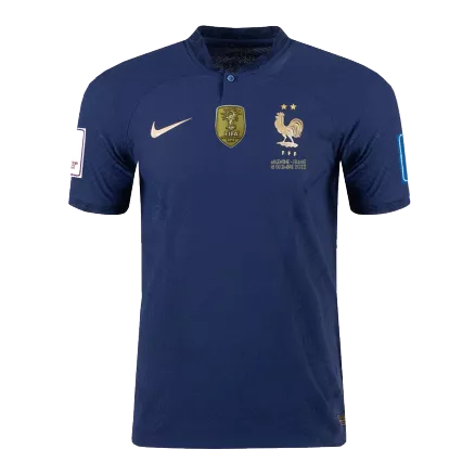 France Home Authentic Jersey World Cup 2022- Final Edition - gogoalshop