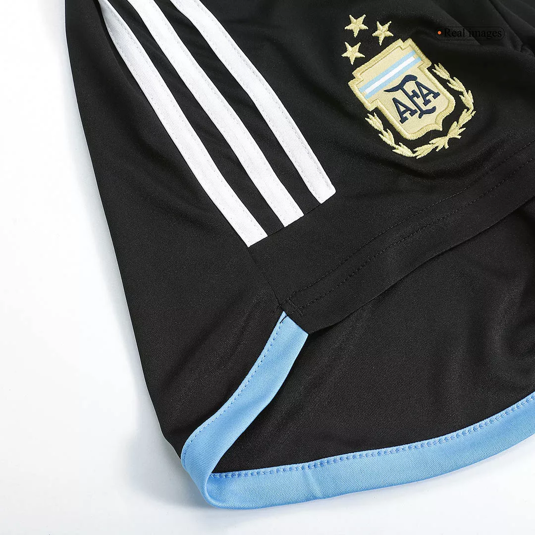 Argentina Home Soccer Shorts 2022 - Three Stars - gogoalshop