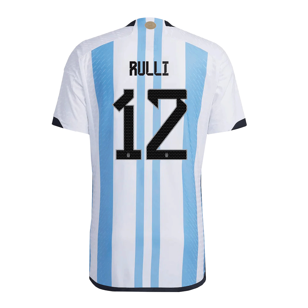 Argentina Superliga  2022/23 Argentina Home Jersey 3 stars Julian