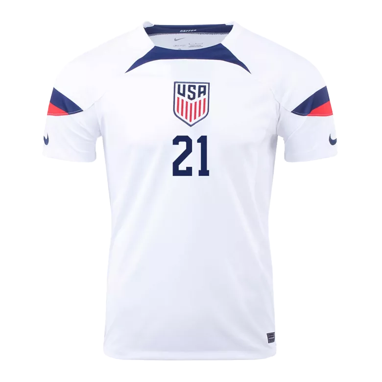 WEAH #21 USA Home Jersey World Cup 2022 - gogoalshop
