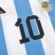 New MESSI #10 Argentina Three Stars Home 2022 Champion Jersey - gogoalshop