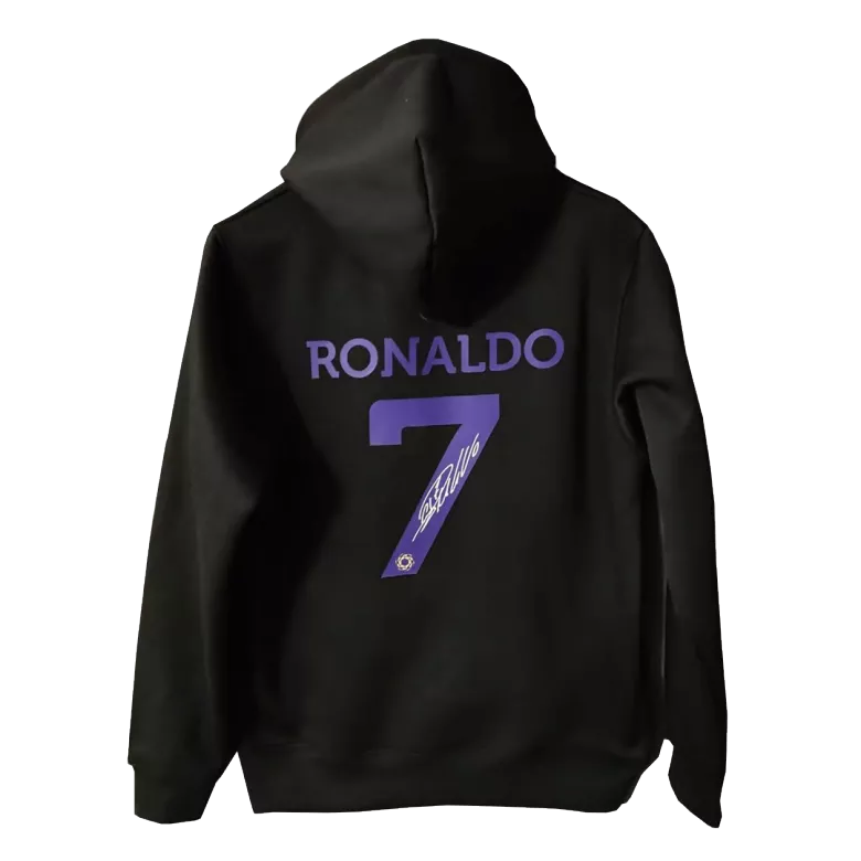 RONALDO #7 Al Nassr Sweater Hoodie 2022/23 Black - gogoalshop