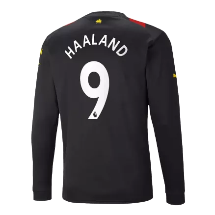 HAALAND #9 Manchester City Away Long Sleeve Soccer Jersey 2022/23 - gogoalshop