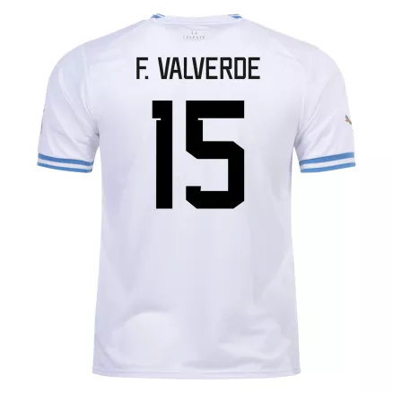 F. VALVERDE #15 Uruguay Away Jersey World Cup 2022 - gogoalshop