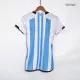 Argentina Three Stars Home Jersey World Cup 2022 Women - gogoalshop