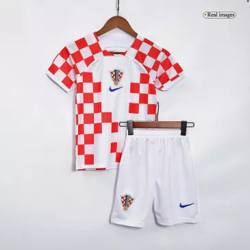Croatia Home World Cup Kids Jerseys Kit 2022 - gogoalshop