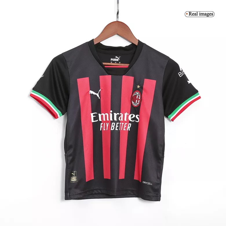 AC Milan Home Kids Soccer Jerseys Kit 2022/23 - gogoalshop