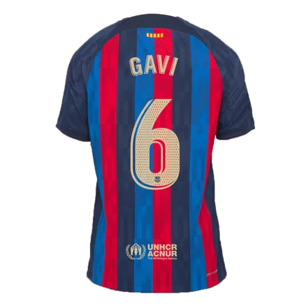 GAVI #6 Barcelona Home Authentic Jersey 2022/23 - gogoalshop