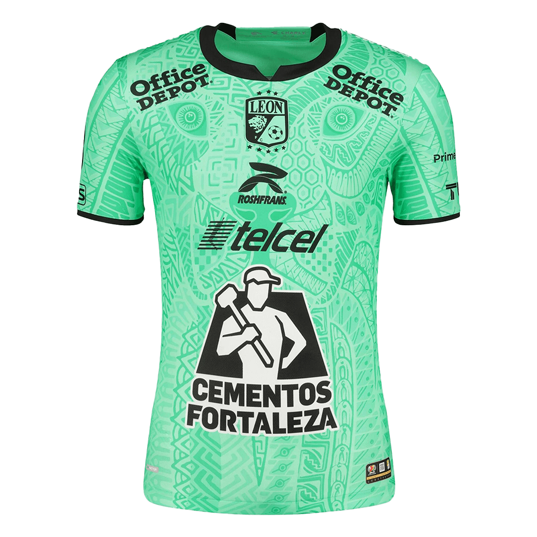 VTG Club Leon FC Futbol Soccer Mexico Liga MX Green Jersey Men's SMALL