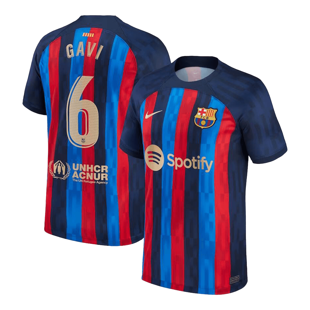 GAVI 6 FC Barcelona ジャージ 新品タグ付き ユニフォーム Nike Barcelona Home Gavi 6 Jersey 2025-2026 (La Liga)