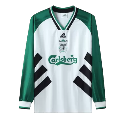 Vintage Soccer Jersey Liverpool Away Long Sleeve 93/95 Gogoalshop