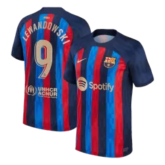 Replica LEWANDOWSKI #9 Barcelona Home Jersey 2022/23 By Nike - gogoalshop