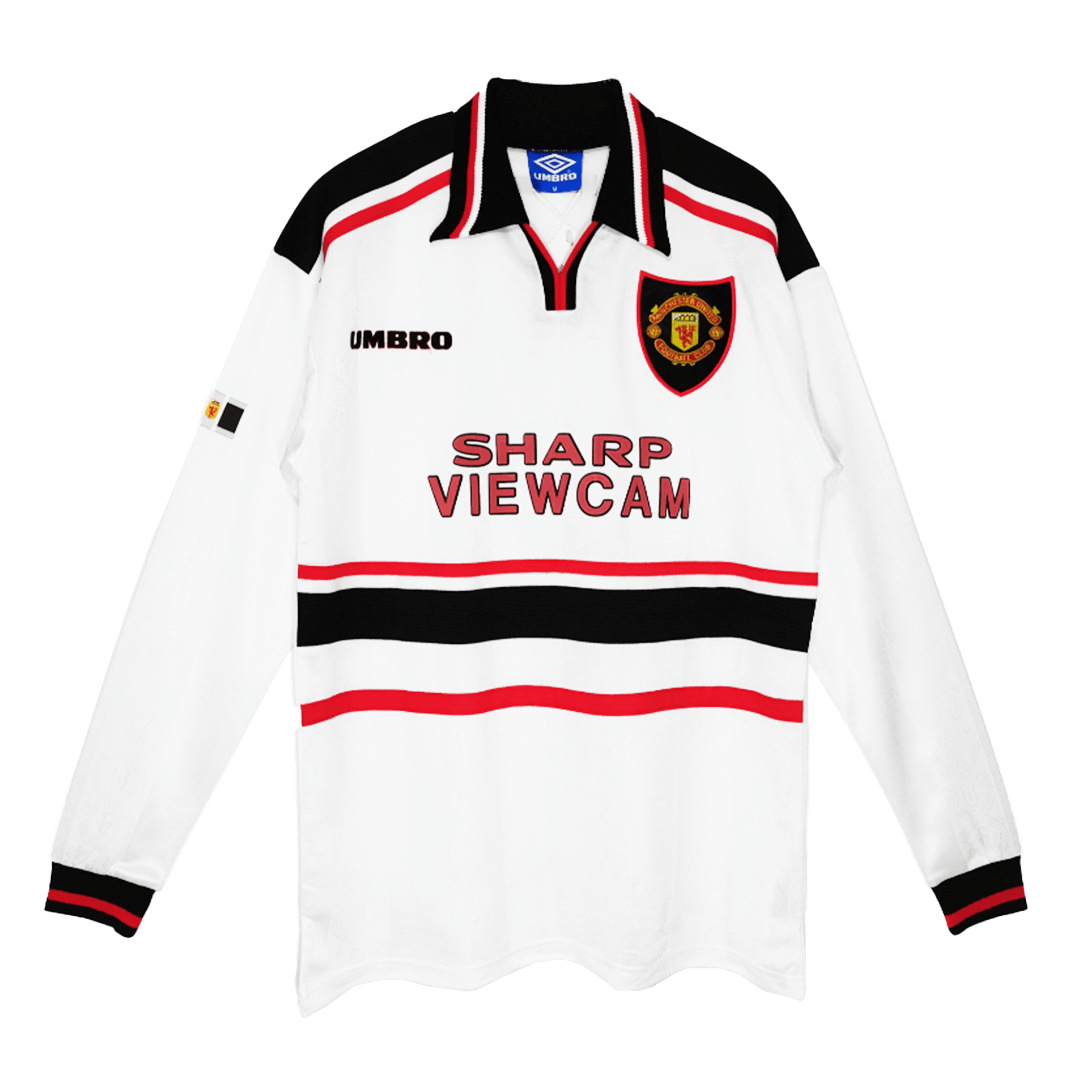 Vintage Soccer Jersey Manchester United Away Long Sleeve 1998/99