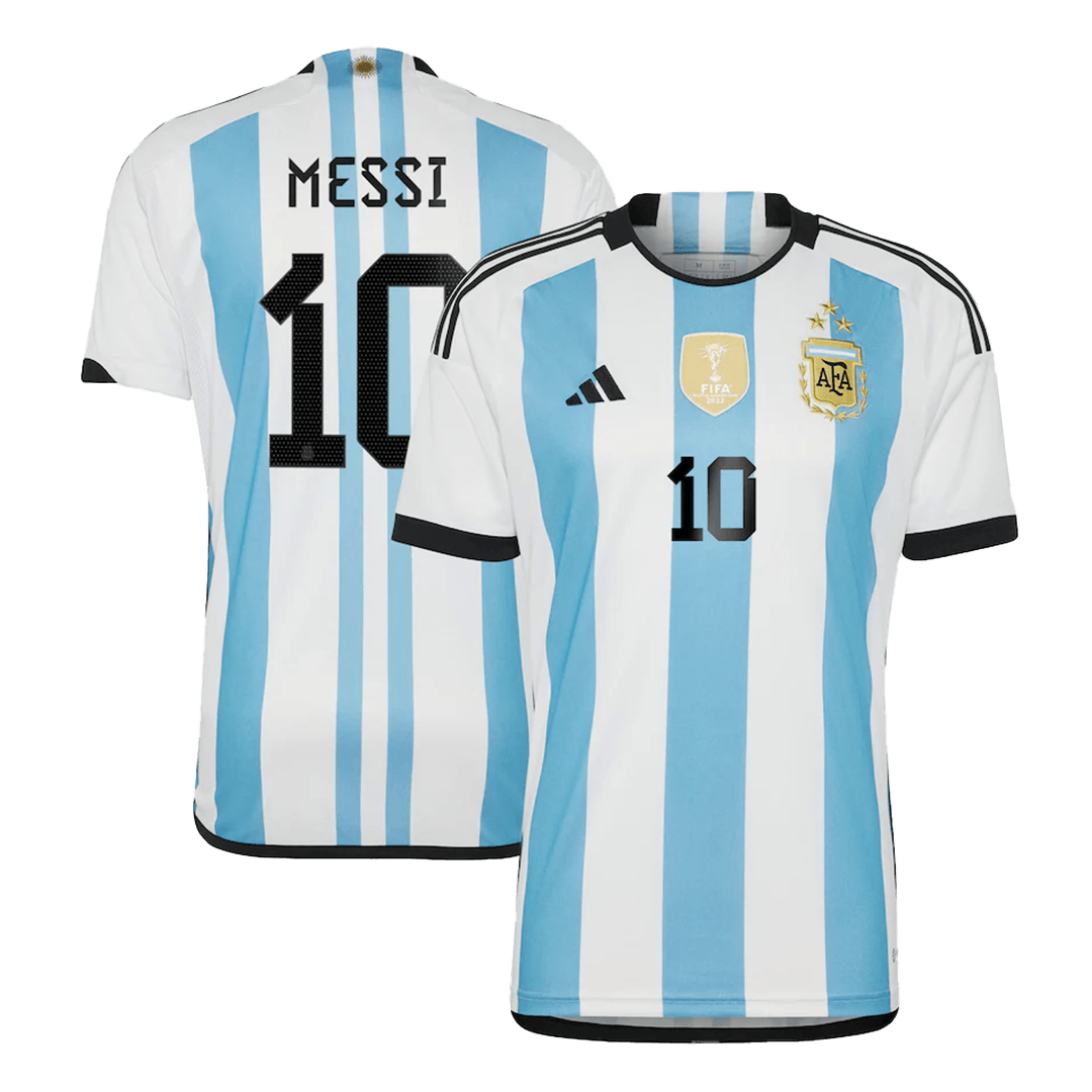 Adidas Men's Argentina Authentic Home Jersey 2022 - 3 Stars XL