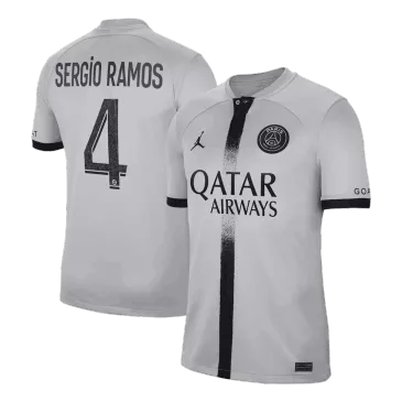 Replica SERGIO RAMOS #4 PSG Away Jersey 2022/23 By Jordan - gogoalshop