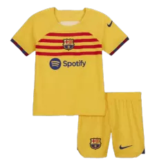 Barcelona Fourth Away Kids Jerseys Kit 2022/23 - gogoalshop