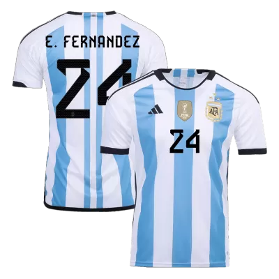 アルゼンチン代表 E. FERNANDEZ シャツ 24 アルゼンチン代表 E