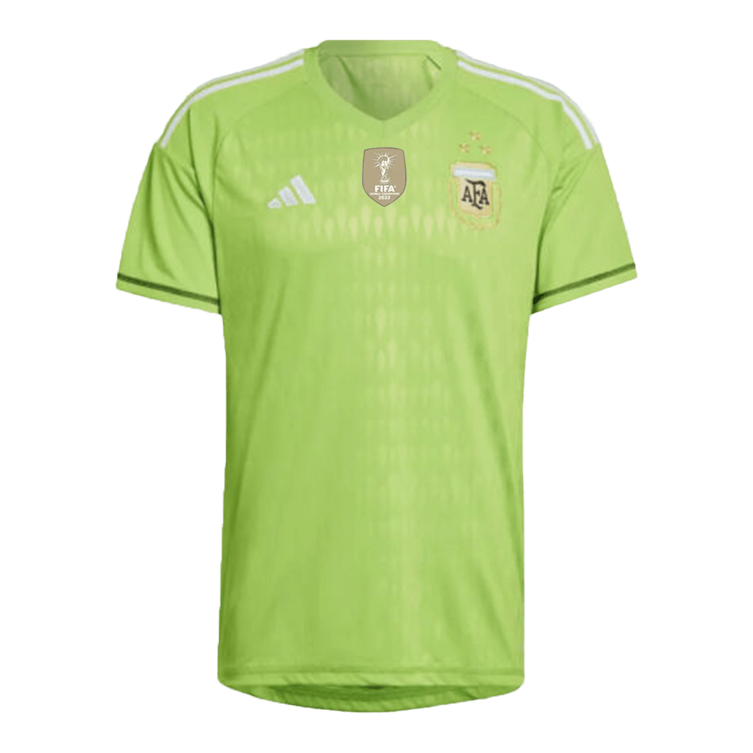 3 Star 2023 Argentina Grass Green Goalkeeper Jersey - Kitsociety