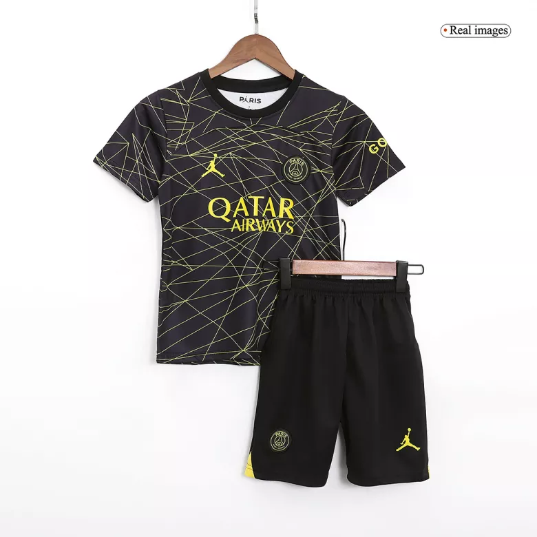 PSG Fourth Away Kids Soccer Jerseys Kit 2022/23 - gogoalshop