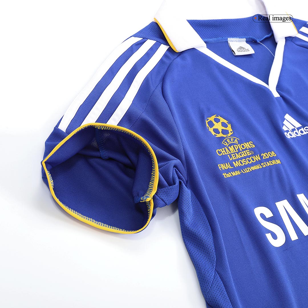 Retro Soccer Jersey Chelsea Home 2008 - UCL Final - gogoalshop
