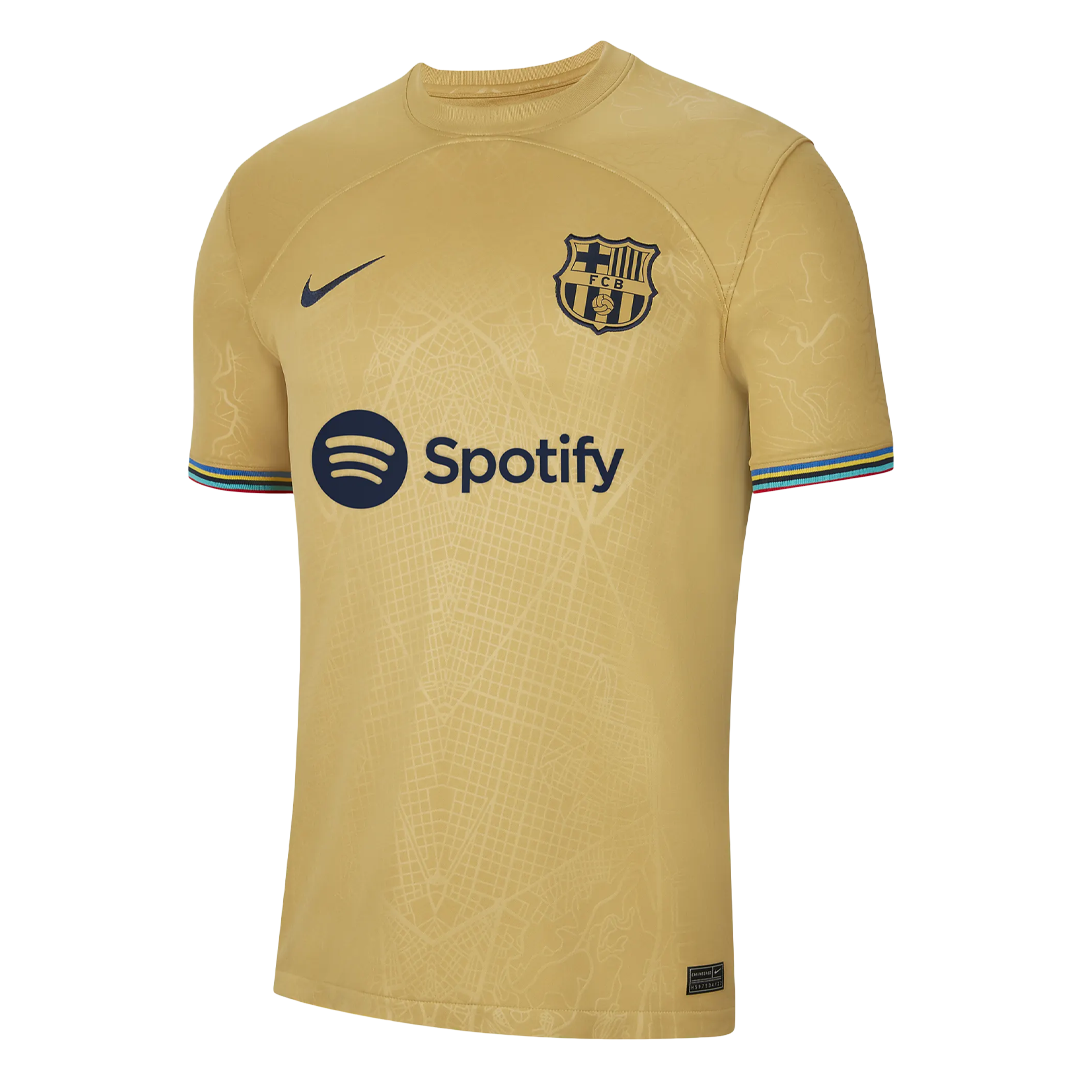Spotify Barca Yellow Away Kit Spotify Barca Away Kit 2022 Nike FC