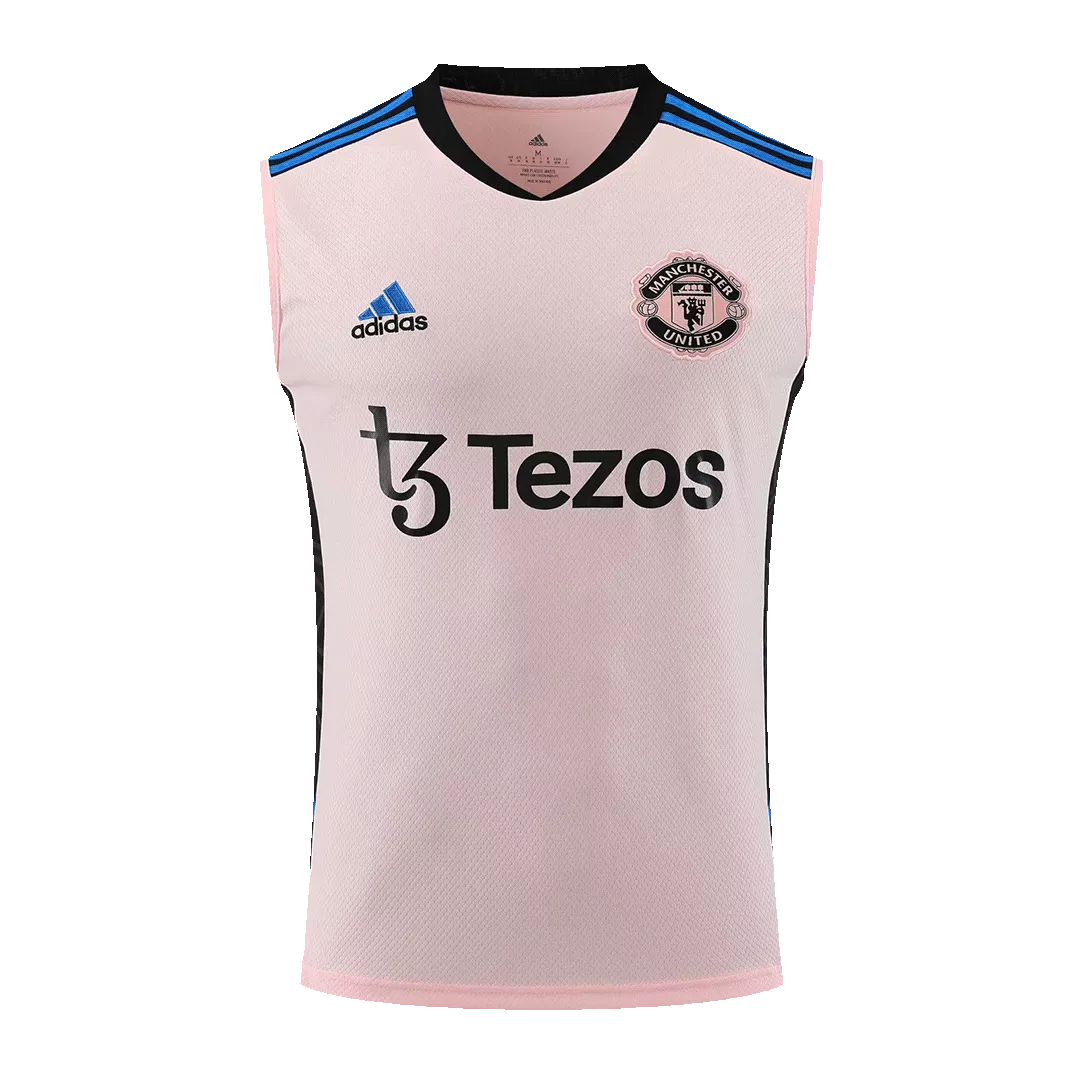 Manchester United Jerseys Sleeveless Training Kit 2022/23 Pink - gogoalshop